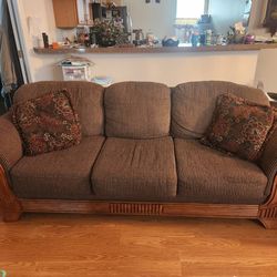 Couch,  love seat and tables