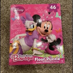 Minnie/Daisy Floor Puzzle