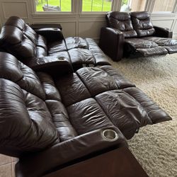 Top Of Line Real Leather Pallisar Chairs In Time For Super Bowl 