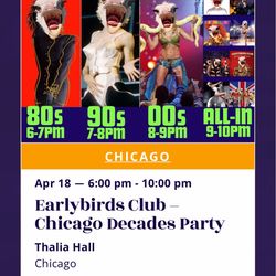 Early bird dance tickets