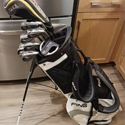 Golf Clubs Right-Handed Reg-Flex TaylorMade RBladez Max (Sw-4) Nike SQ Dymo Driver Odyssey Putter Ping Hoofer Bag MINT CONDITION