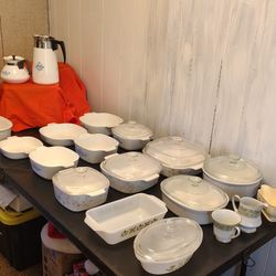 Mixed Lot Corningware And Other Assorted, Coffee Pot And Tea Pot