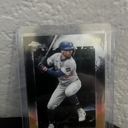 2023 Topps Chrome Mookie Betts Night Terror Orange /50 #NT-9 Dodgers SSP