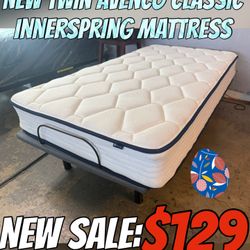 NEW TWIN AVENCO CLASSIC INNERSPRING MATTRESS 