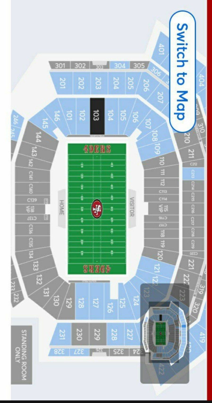 49er Vs RAMS TICKETS Sept 17 @ 1:05 for Sale in San Pedro, CA - OfferUp