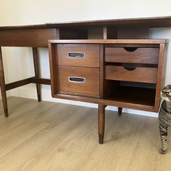 Mid century double-sided writers desk by Hooker for Mainline