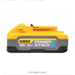 Dewalt Power stack Battery 5ah 