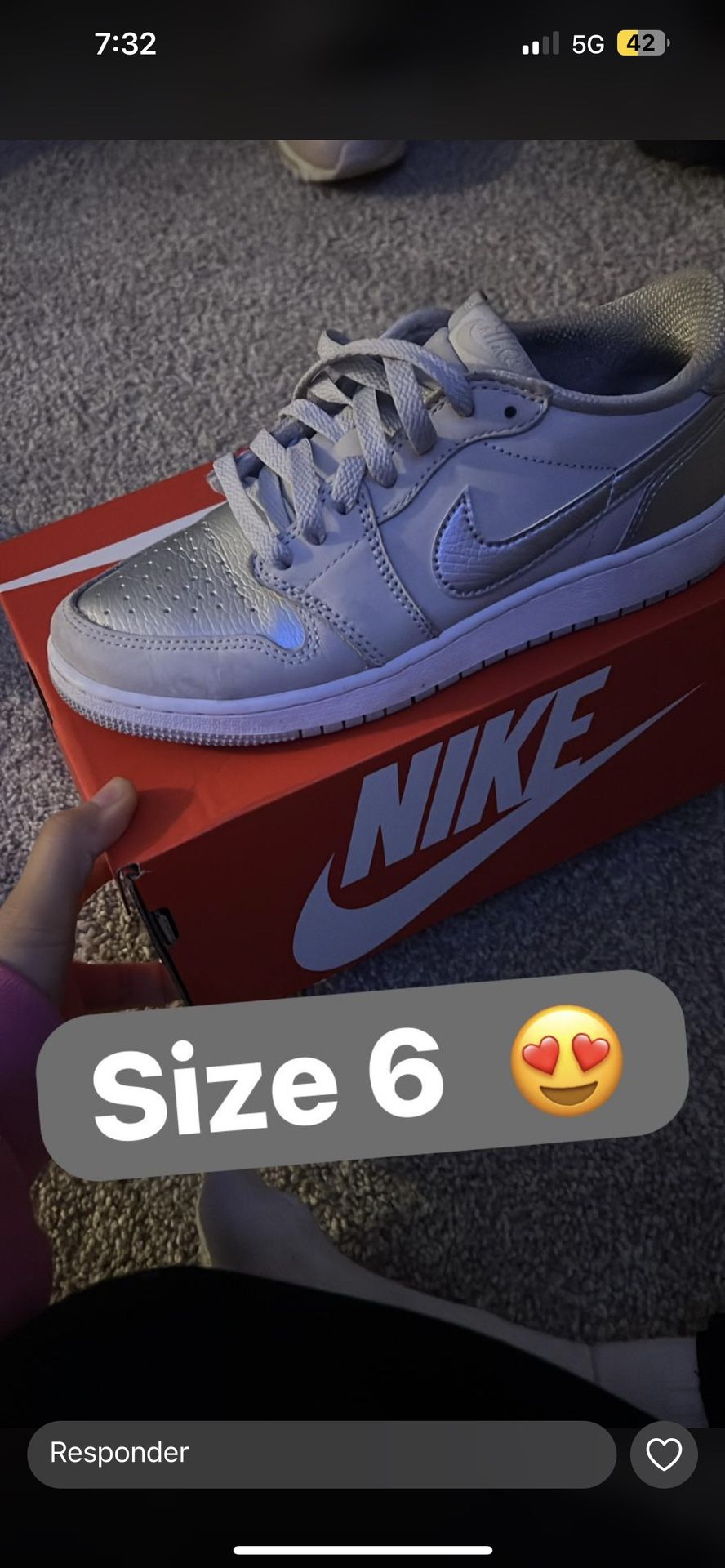Nikes For Woman 6 $60