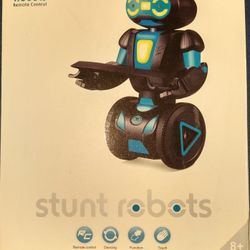 White RC Balancing Stunt Robot 