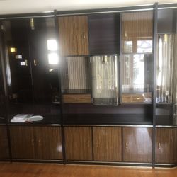 European Vintage Wall Unit 