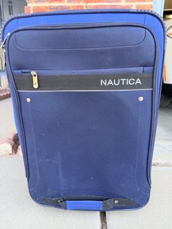 Navy Blue Nautica suitcase! Good condition!