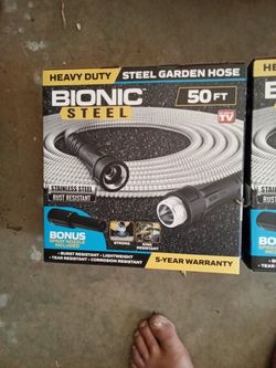 50 Ft Bionic Steel Heavy Duty Garden Hose