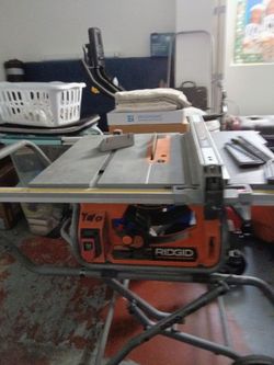 RIDGID 10-inch Heavy-Duty Portable Jobsite Table Saw