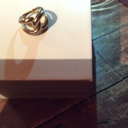 Pre-Owned Michael Korrs Link Ring Size 10