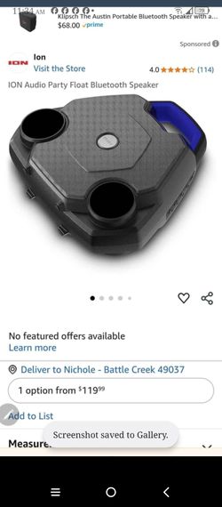 ION Audio Party Float Bluetooth Speaker