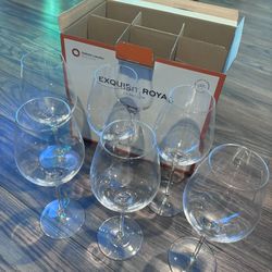Stolzle Lausitz Exquisit Royal 6 Red Wine Glasses