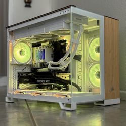 Corsair 2500X White Bamboo Wood ~ AMD Ryzen 9 7900X + RTX 5070 Ti 16GB