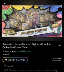 Pokemon Acended heros focused fighters premium collection