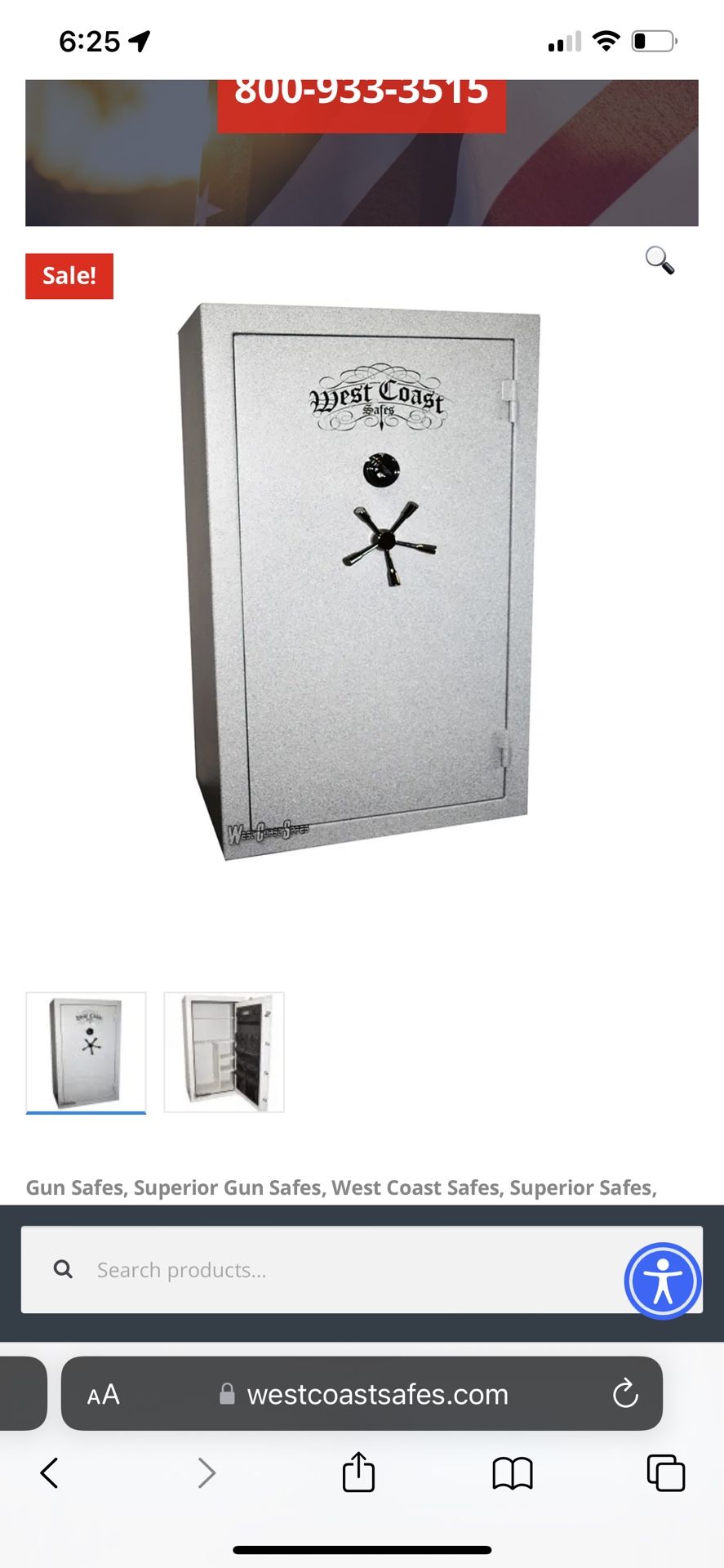West coast safes 48 Gun Safe