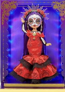 DIA DE LOS MUERTOS RAINBOW DOLL NEW!