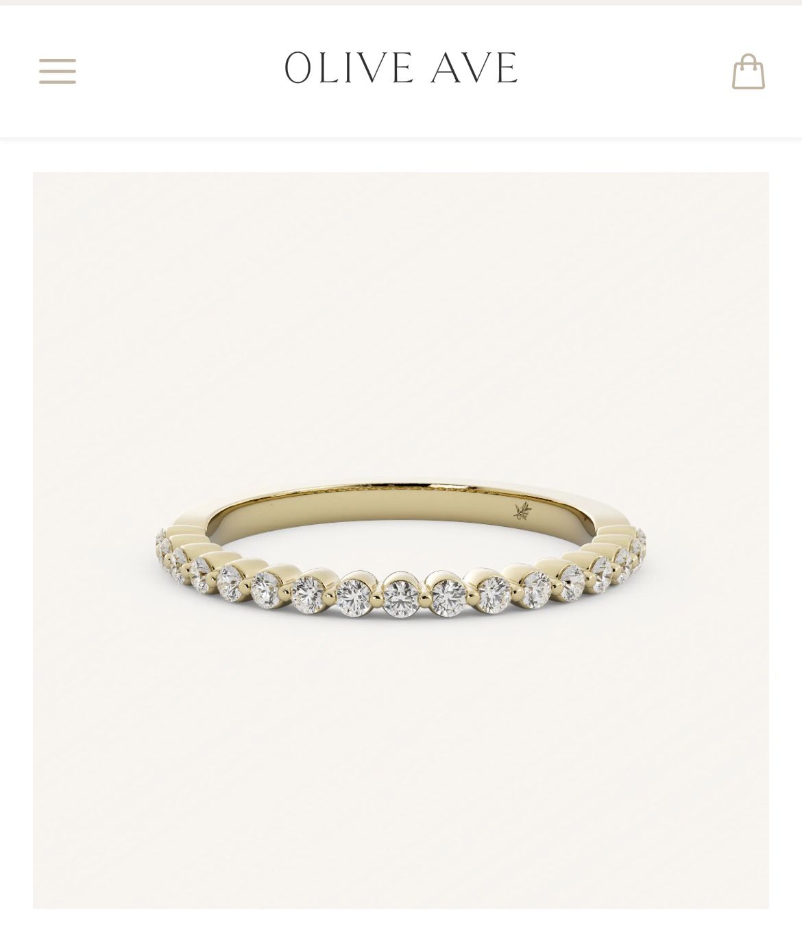 Olive Ave Dotty Wedding Band 