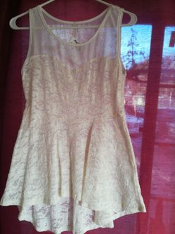 White lace blouse