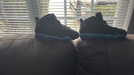 Jordan 6 Rings Black Teal Sneakers