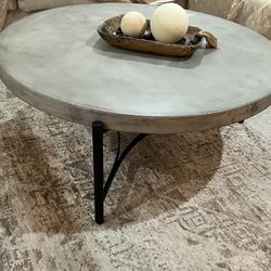 Beautiful Cement Coffee Table From Living Spaces 