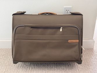 Briggs and Riley garment bag carry on