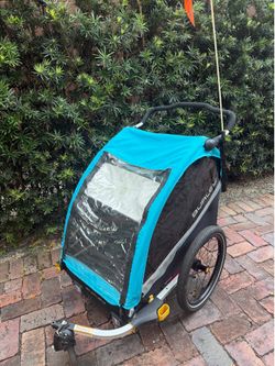 Burley D'Lite X Double Bike Trailer + Stroller (2 Kids)