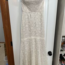 Wtoo Lace Wedding Dress Size 4