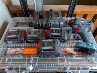 Bosch 18V Cordless Drill with Batteries and Charger
