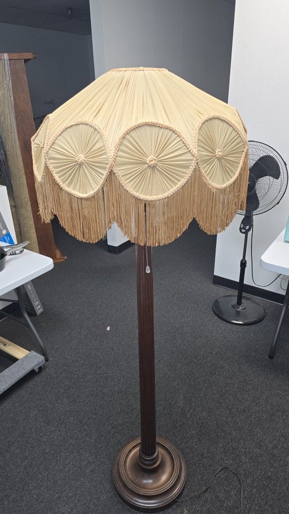 Antique Floor Lamp - 68" Tall