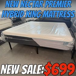 NEW NECTAR PREMIER HYBRID KING MATTRESS