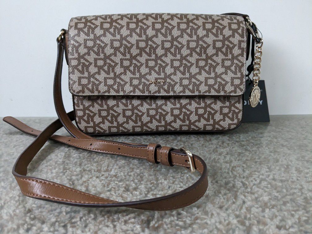 DKNY Crossbody Bag Brown And Beige for Sale in Melbourne, FL