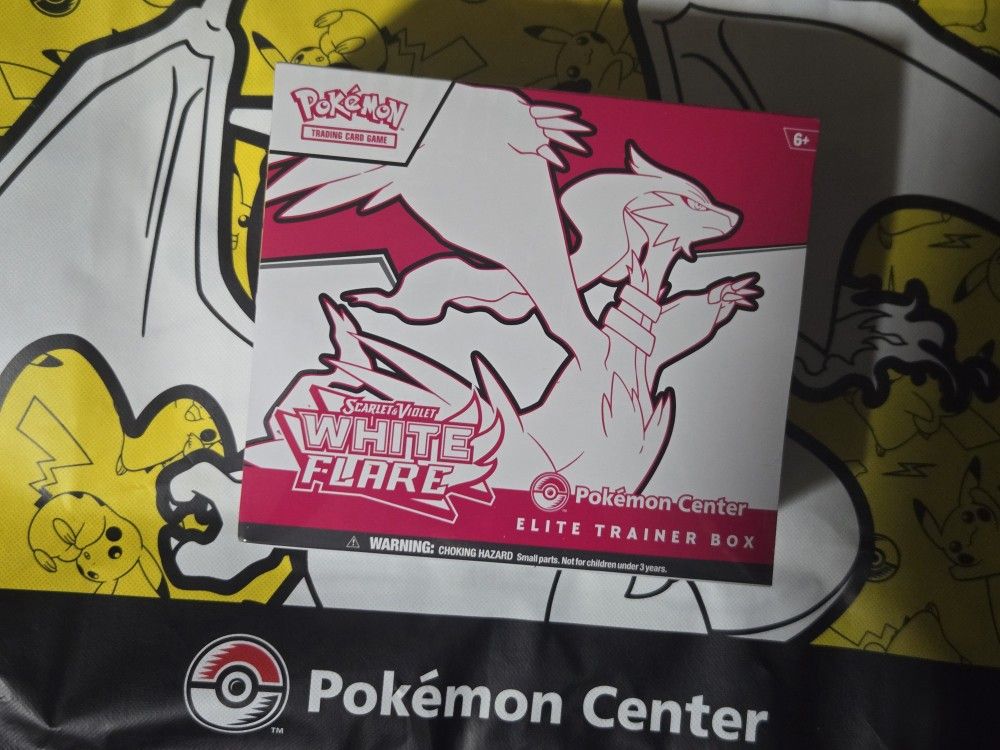 Pokemon TCG White Flare Pokemon Center Elite Trainer Box  PC ETB