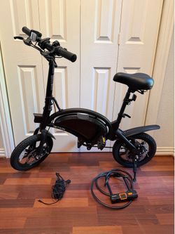 Jetson Bolt Pro Electric Bike e-bike folding barely used works perfectly FREE Lock