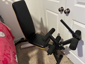 Leg extensions bench