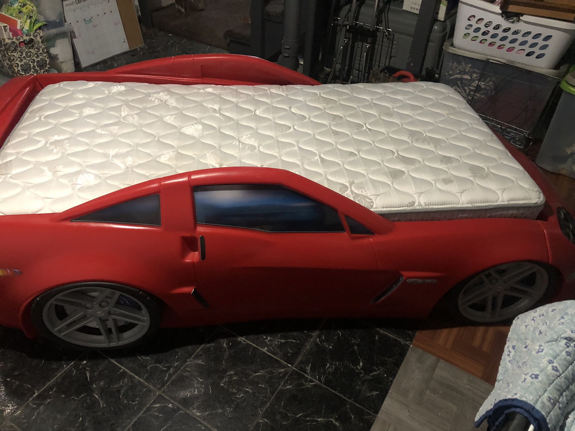 TwinSize Corvette Car Bed 