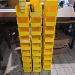 Plastic Stackable Bins - 11 x 5