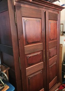 Solid Wood Armoire.....asking $50