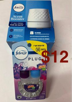 Febreze Plug Scent Booster with Gain Refill