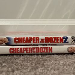 Cheaper By The Dozen 1 and 2 dvds 