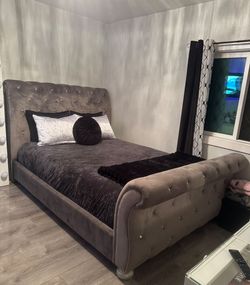 Queen bed frame