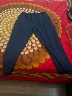 Blue sweatpants