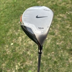 EXCELLENT NIKE IGNITE 460 GOLF DRIVER 10.5 W FUJIKURA GRAPHITE STIFF 