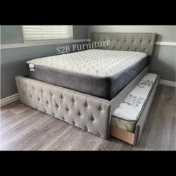 Fulltwin Grey Frenchi Double With Ortho Matres!!