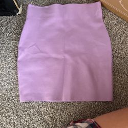 Purple Pencil Skirt 