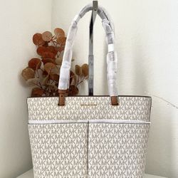 Michael Kors Bedford Medium Logo Tote Bag