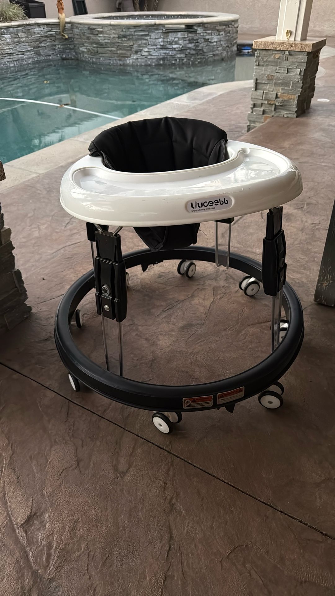 Baby Walker Very Portable And Goes On Carpets And Rugs